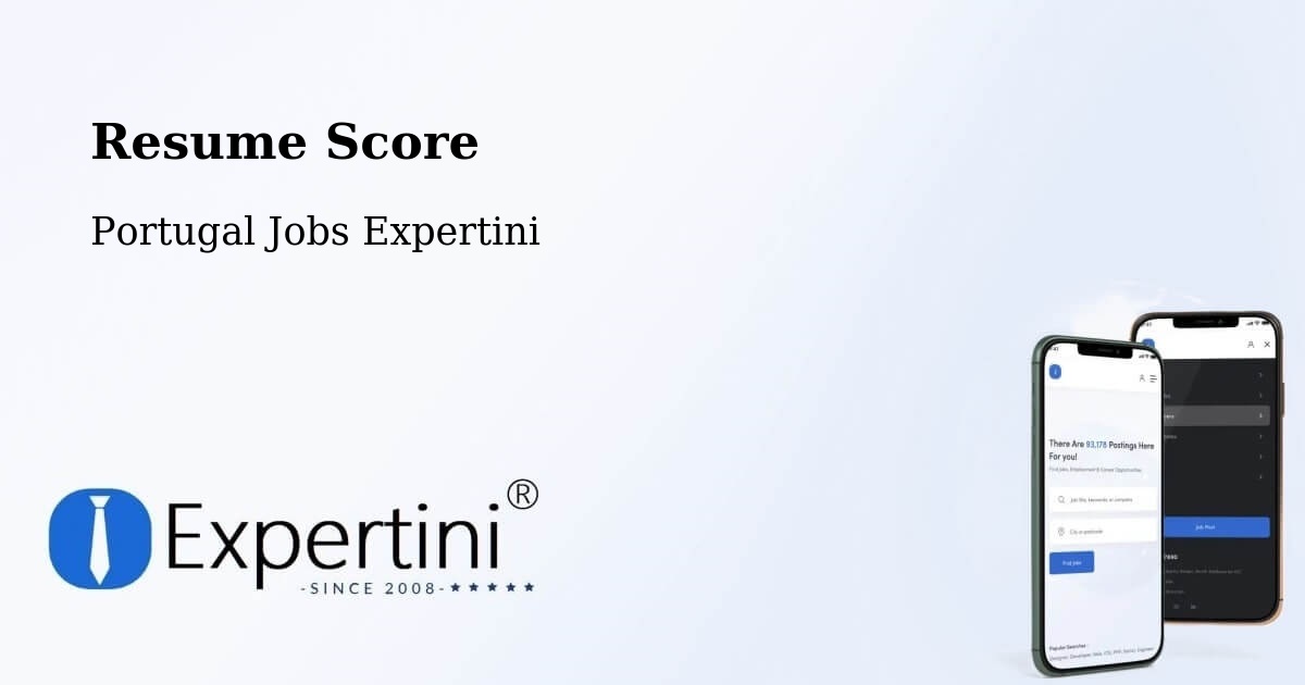 Resume Score & Job Description Match Tool – Rapa - Portugal Jobs Expertini